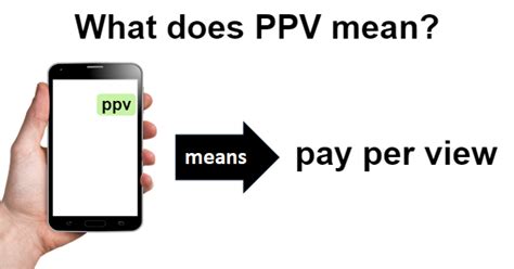 ppv meaning|PPV definition and meaning 